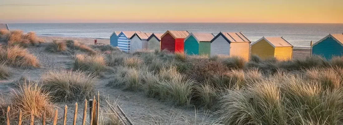 Beach huts