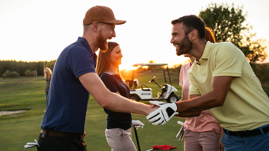 Perspective golf day