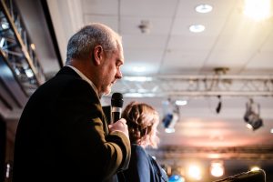 An image of a man giving a speech.