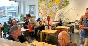 YMCA people in classroom